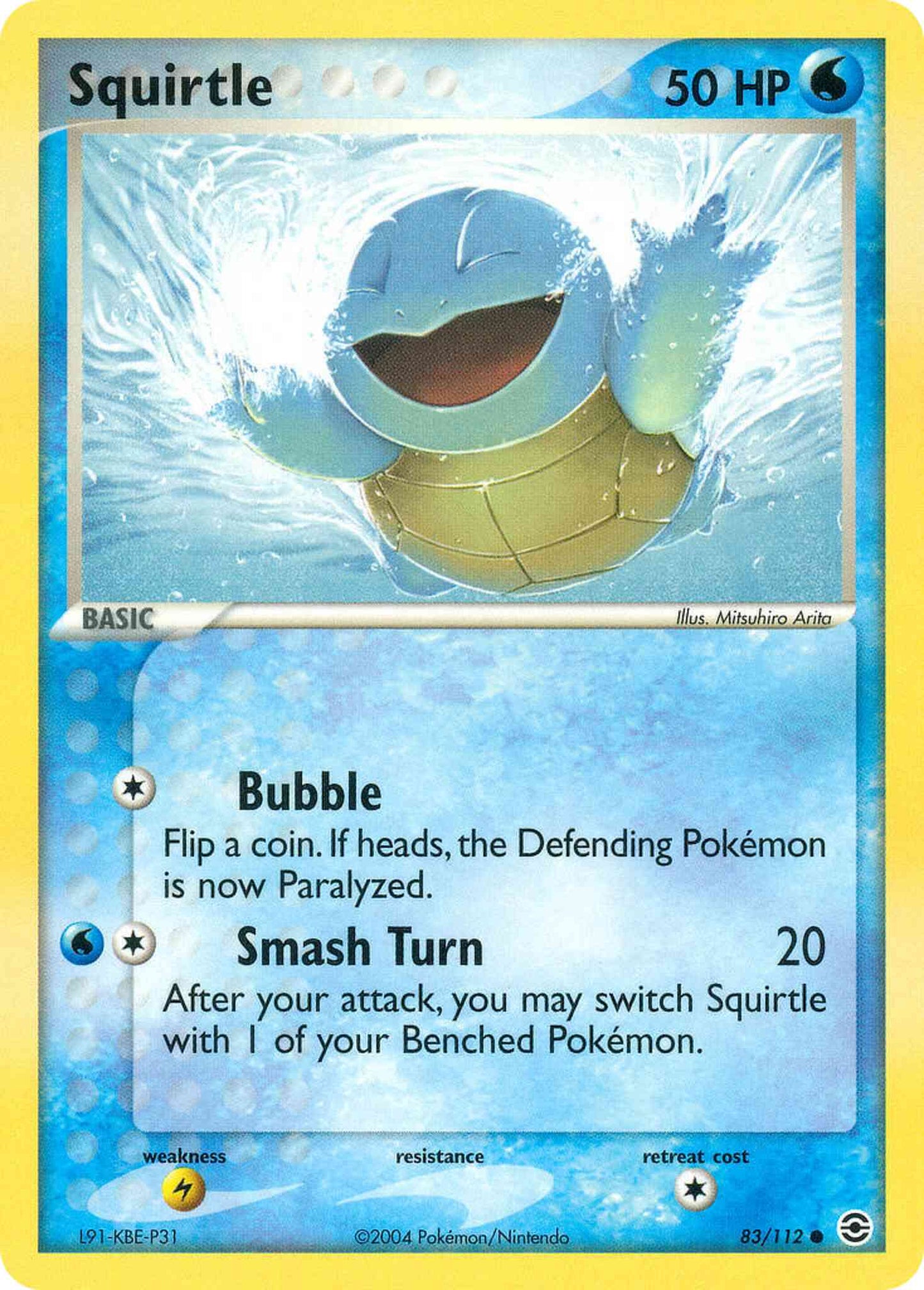 Squirtle - 83/112 - Common [ex6-83] [Reverse Holo]