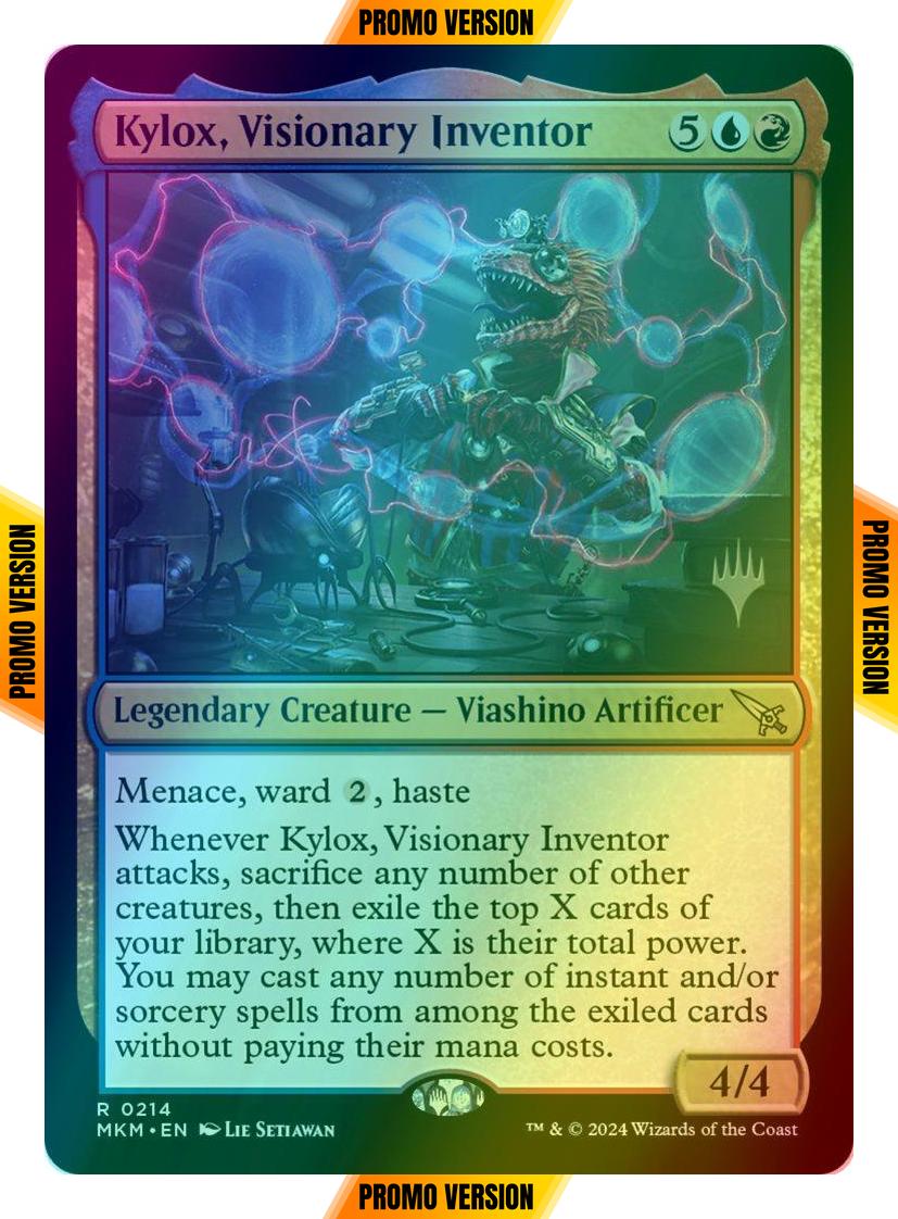 Kylox, Visionary Inventor [214p] [Promo Pack] [Murders at Karlov Manor: Promos] [Foil]