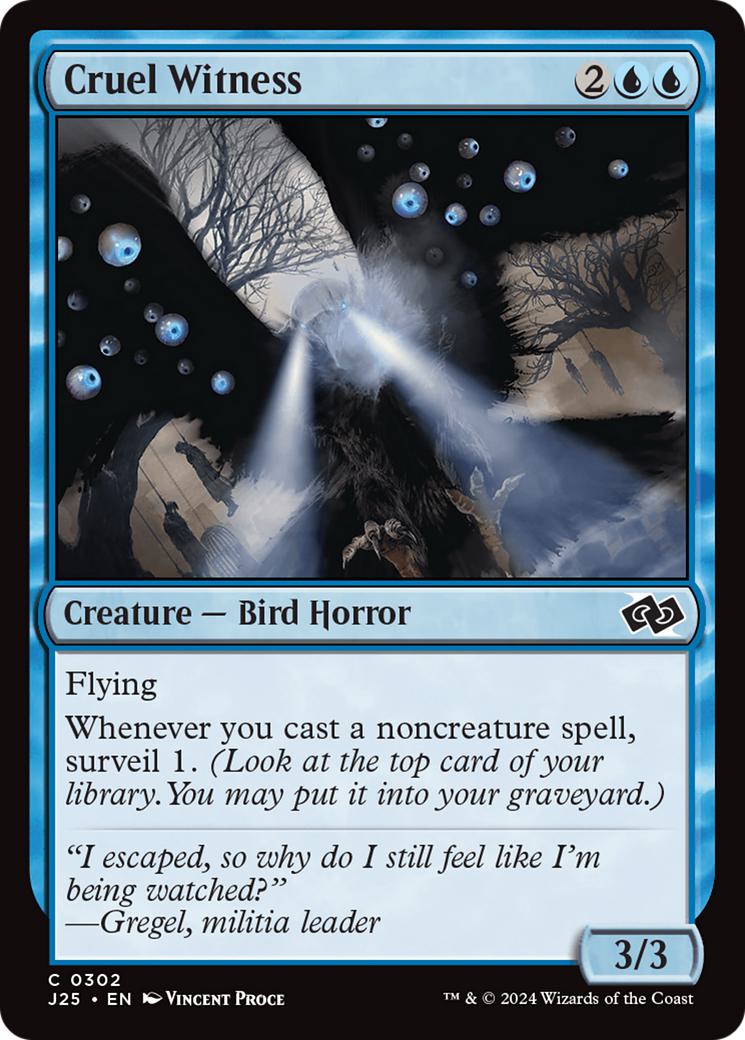 Cruel Witness [302] [Foundations: Jumpstart] [Non-Foil]