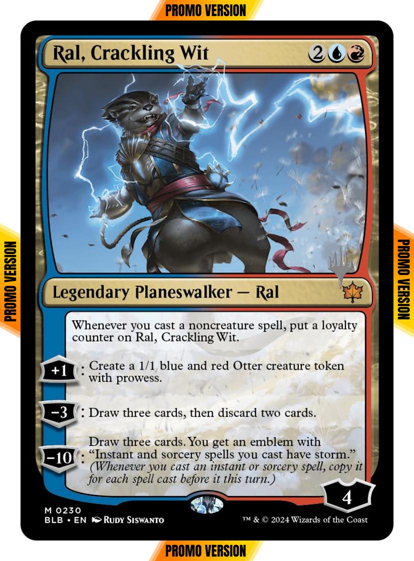 Ral, Crackling Wit [230p] [Promo Pack] [Bloomburrow: Promos] [Non-Foil]