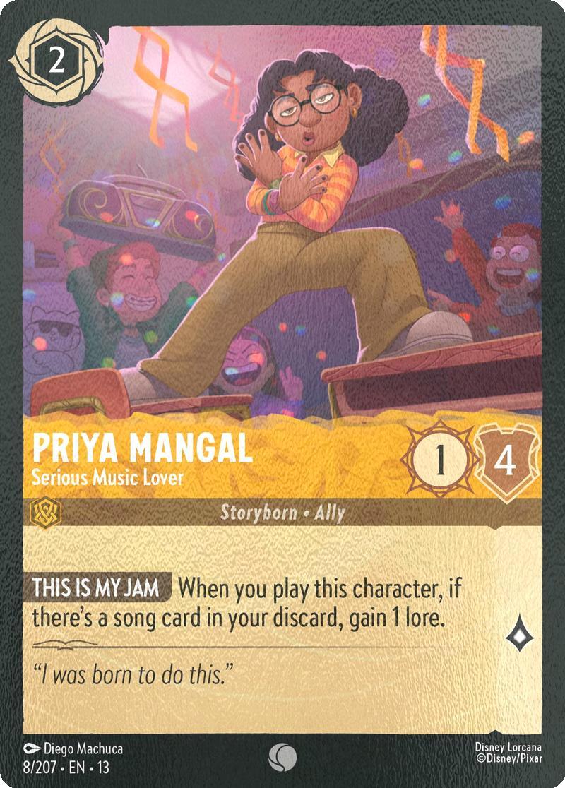 Priya Mangal - Serious Music Lover - 8/204 [Attack of the Vine!] [Cold Foil]