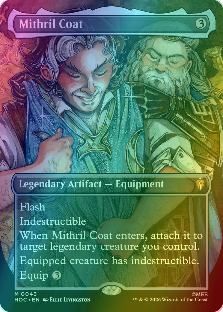 Mithril Coat [43] [Borderless] [Classic Artist] [Box Topper] [The Hobbit: Commander] [Foil]