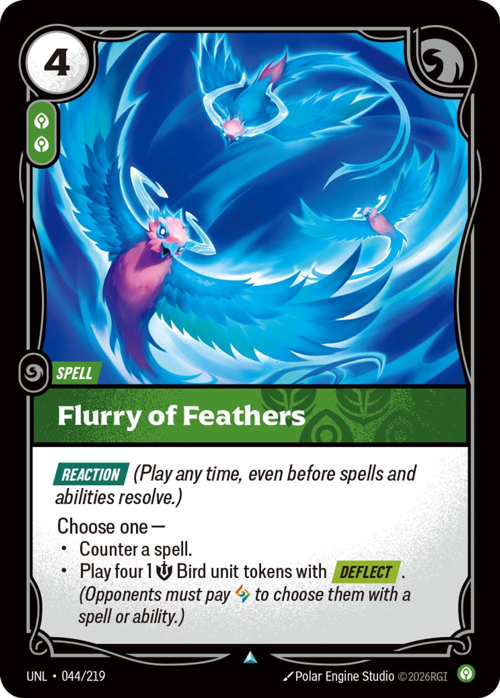Flurry of Feathers - 044/219 [Unleashed] [Non-Foil]