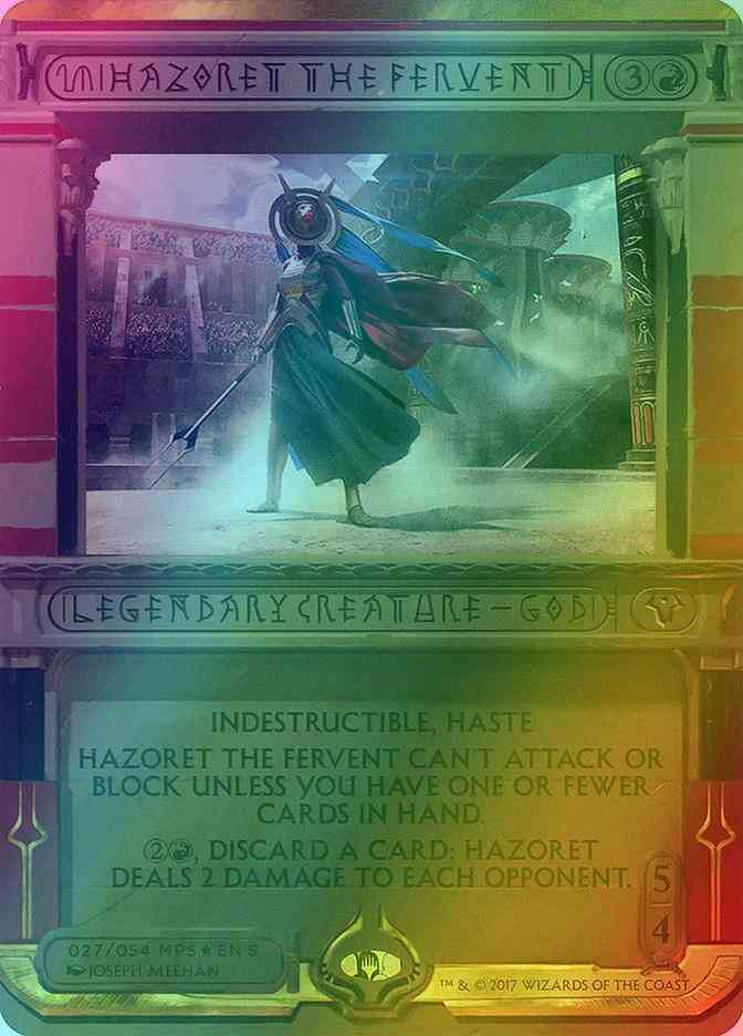 Hazoret the Fervent [27] [Amonkhet Invocations] [Foil]