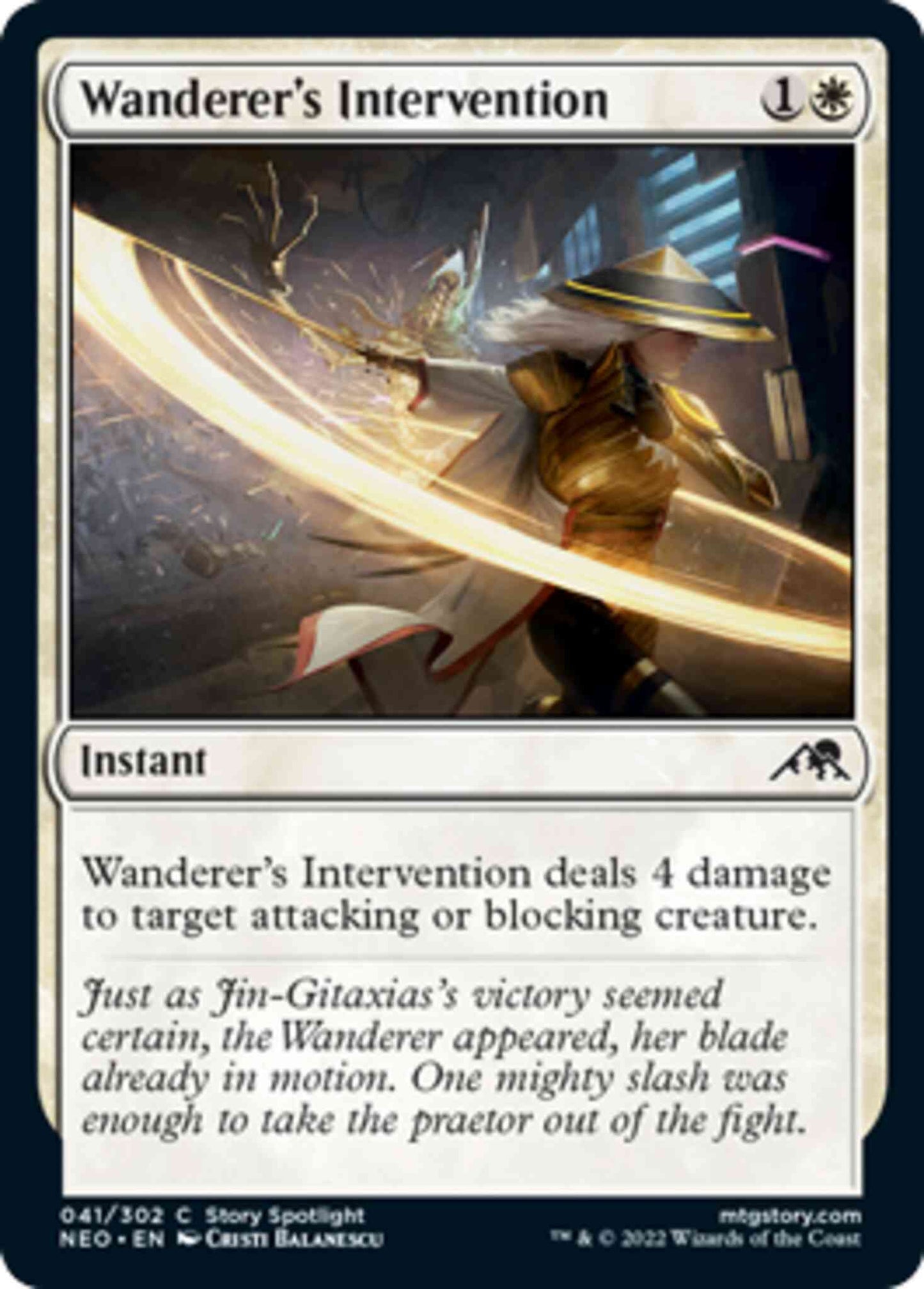 Wanderer's Intervention [41] [Kamigawa: Neon Dynasty] [Non-Foil]
