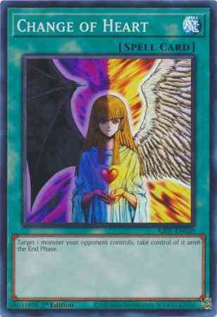 Change of Heart - RA01-EN050 - Super Rare - 1st Edition