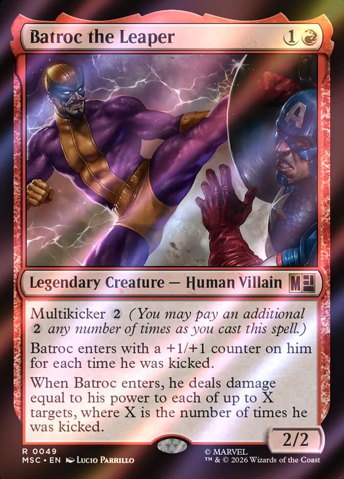 Batroc the Leaper [49] [Marvel Super Heroes: Commander] [Surge Foil]