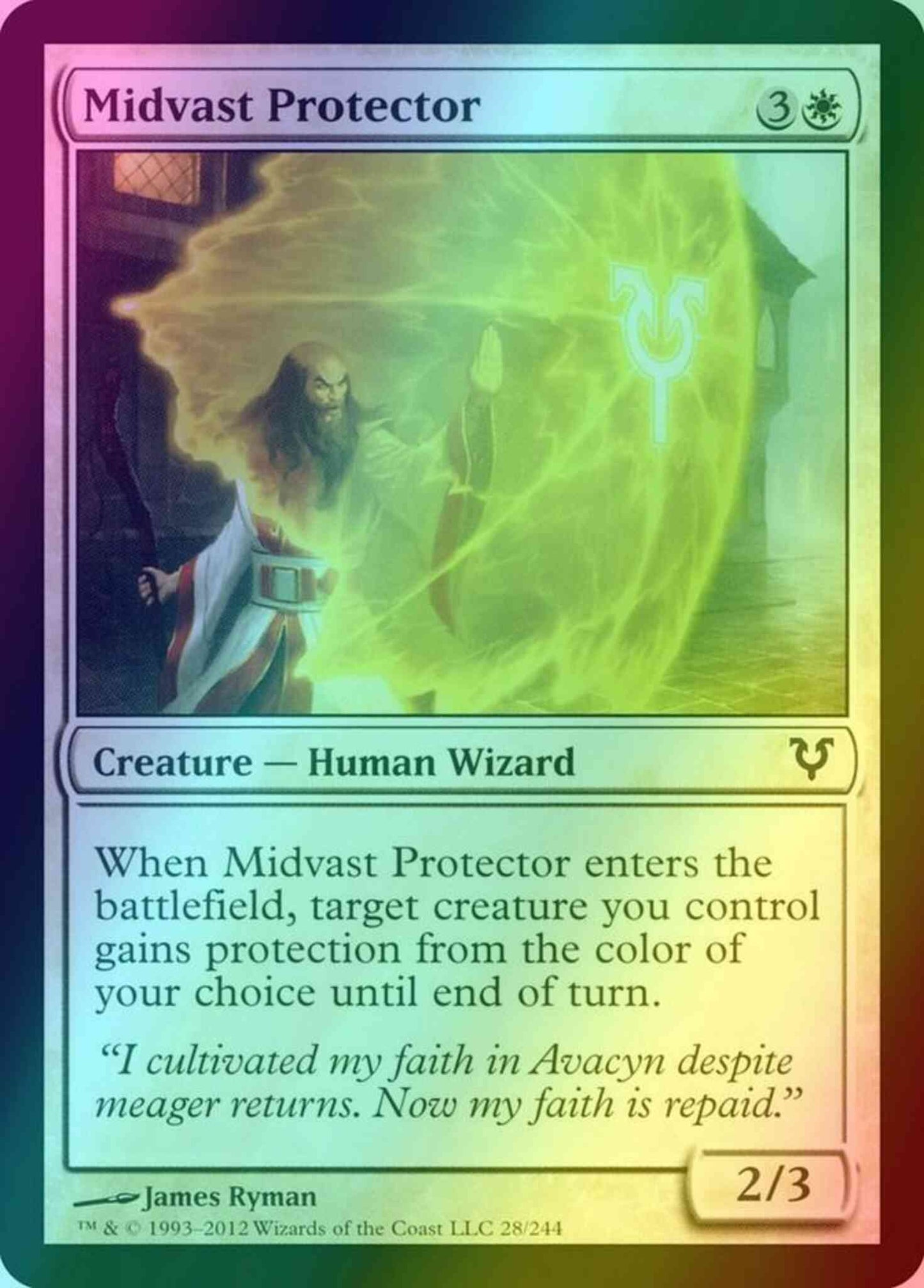 Midvast Protector [28] [Avacyn Restored] [Foil]