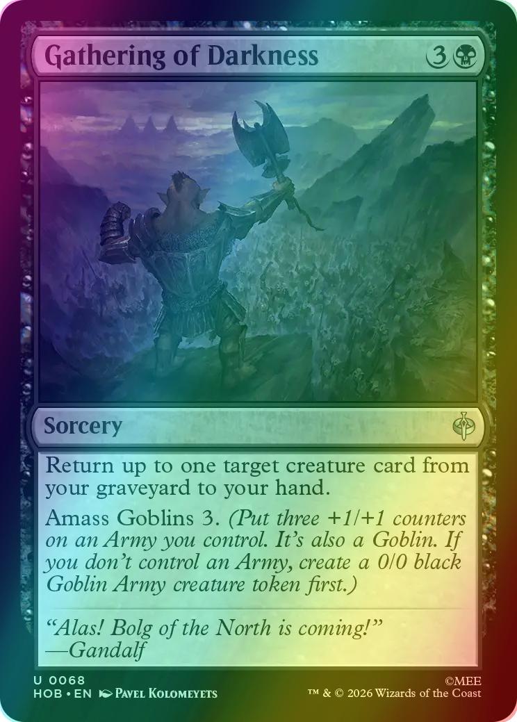 Gathering of Darkness [68] [The Hobbit] [Foil]