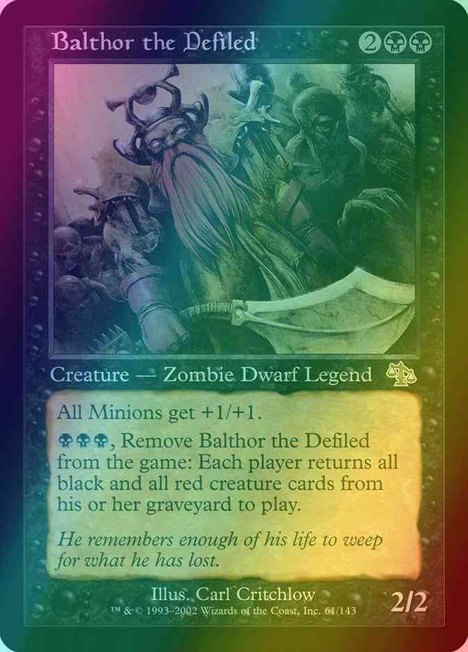 Balthor the Defiled [61] [Judgment] [Foil]