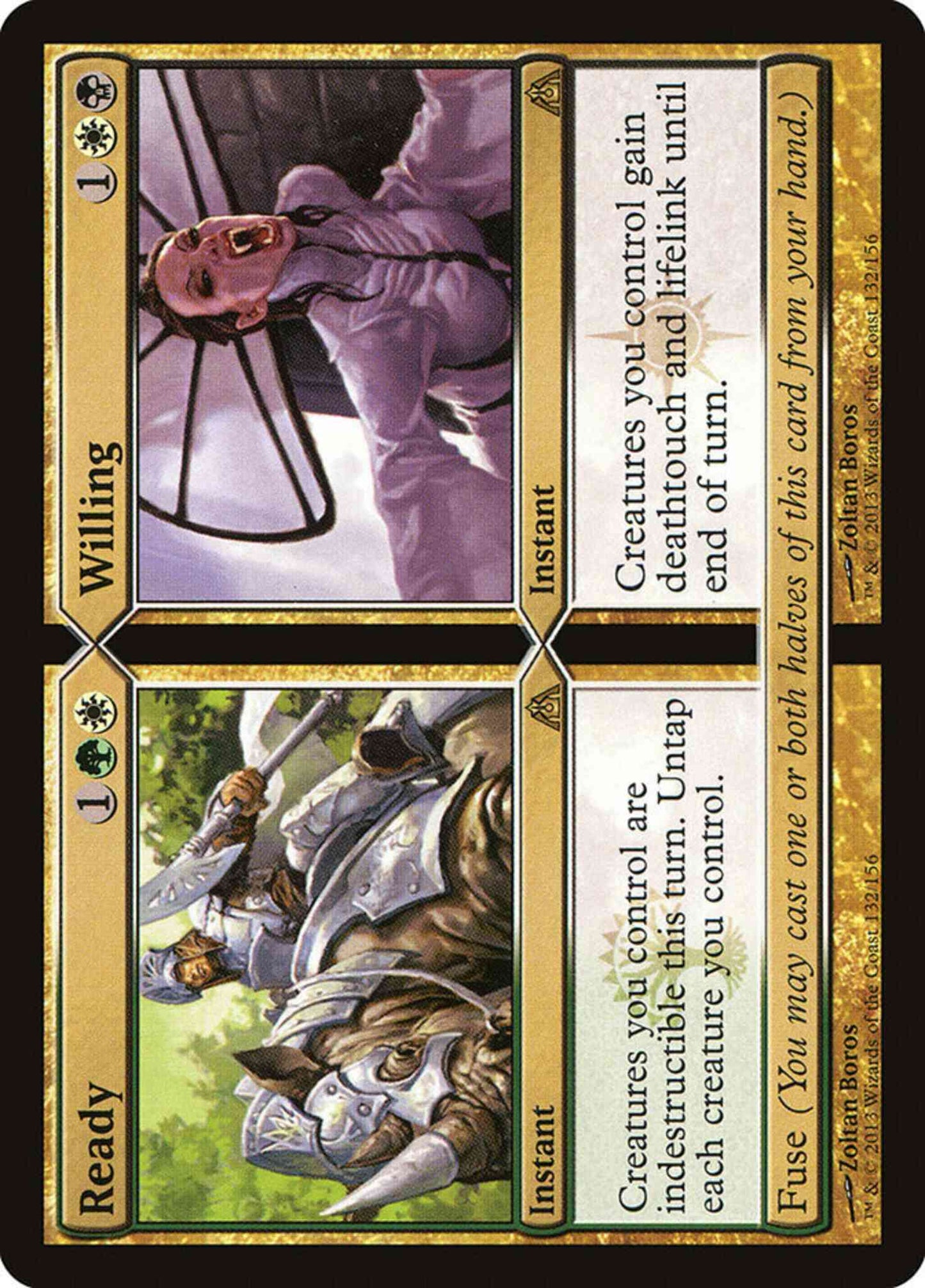 Ready // Willing [132] [Dragon's Maze] [Non-Foil]