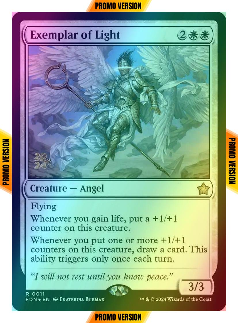 Exemplar of Light [11s] [Prerelease] [Foundations: Promos] [Foil]
