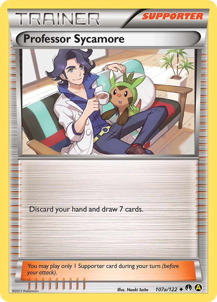 Professor Sycamore - 107a/122 - Uncommon [xy9-107a] [Non-Holo]