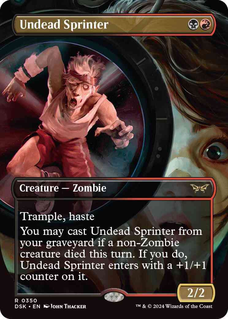 Undead Sprinter [350] [Borderless] [Duskmourn: House of Horror] [Non-Foil]