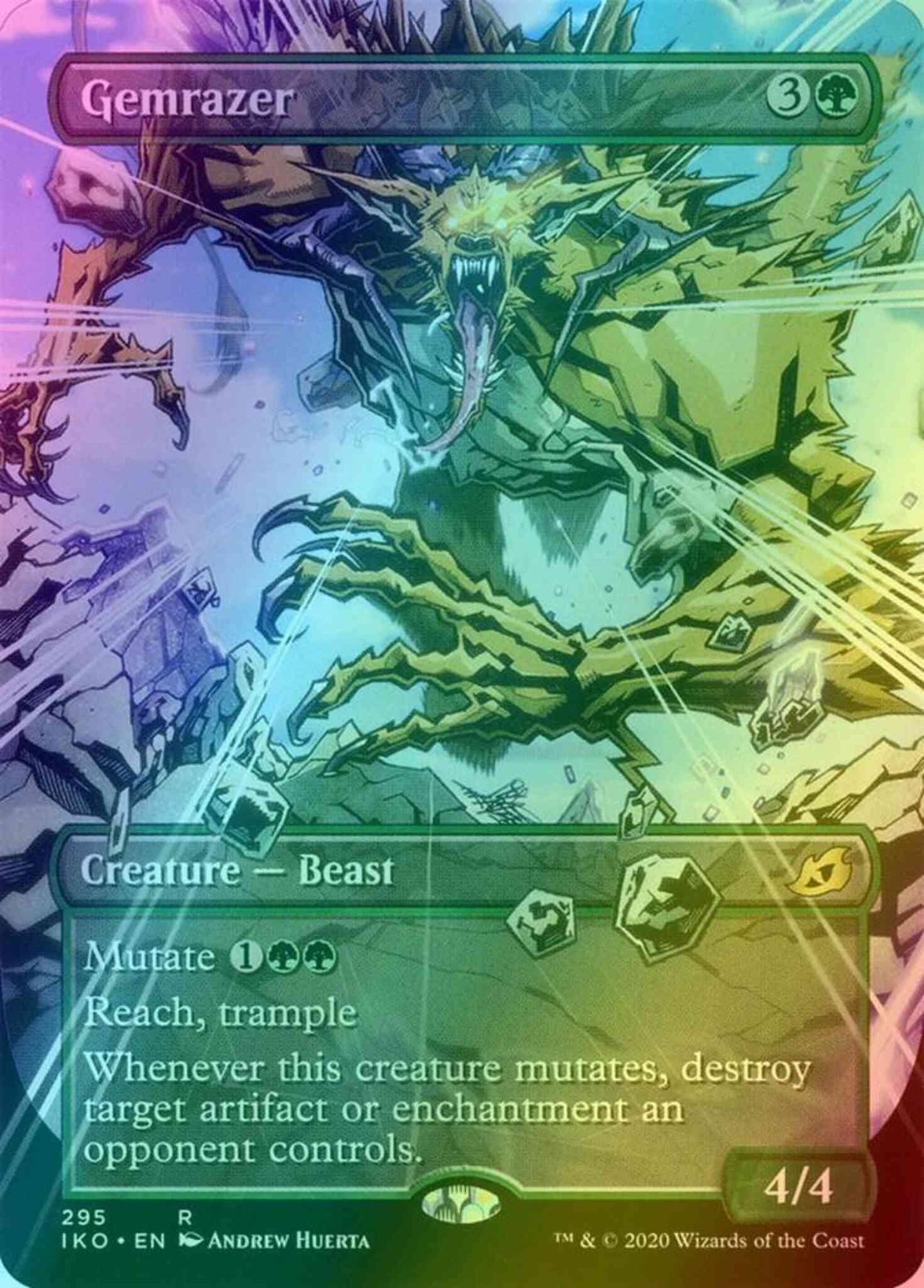 Gemrazer [295] [Alternate Art] [Ikoria: Lair of Behemoths] [Foil]