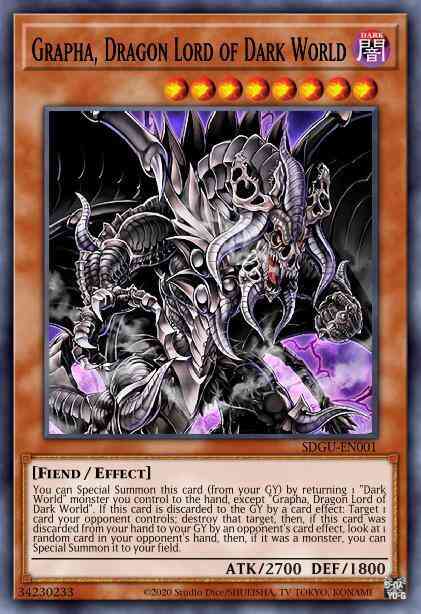 Grapha, Dragon Lord of Dark World - SDGU-EN001 - Ultra Rare - Unlimited