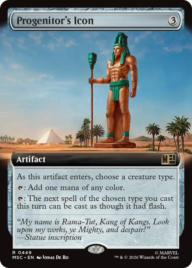 Progenitor's Icon [449] [Extended Art] [Marvel Super Heroes: Commander] [Non-Foil]