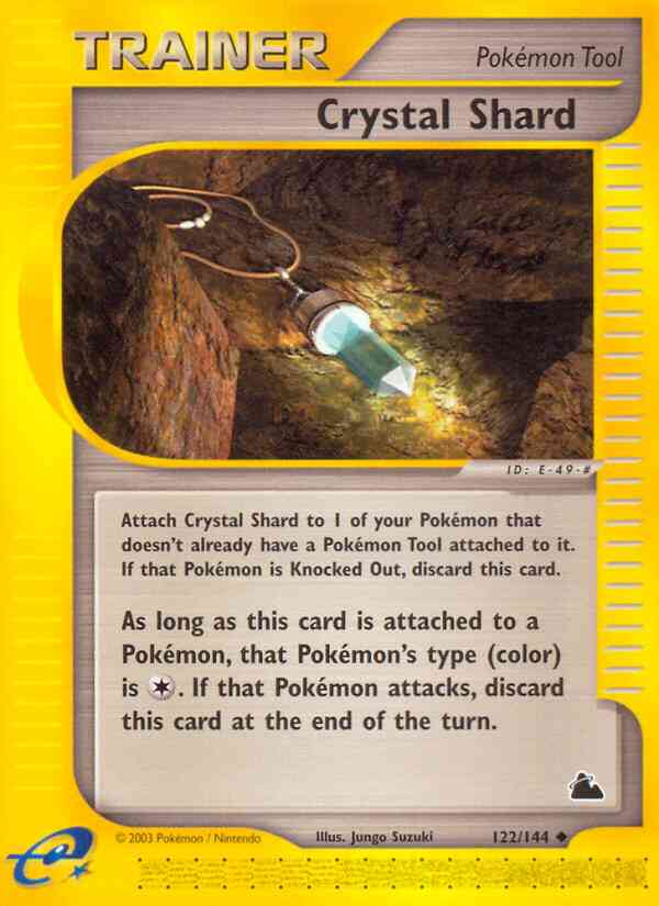 Crystal Shard - 122/144 - Uncommon [ecard3-122] [Reverse Holo]