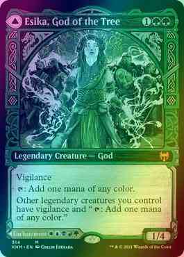 Esika, God of the Tree // The Prismatic Bridge [314] [Showcase] [Kaldheim] [Foil]