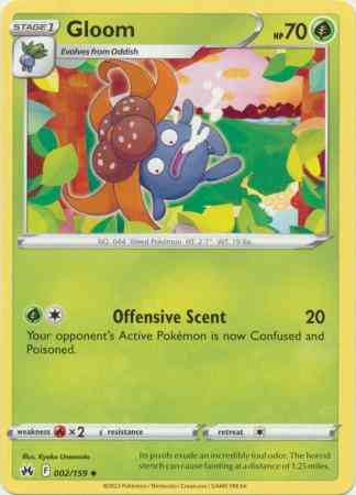 Gloom - 002/159 - Uncommon [swsh125-002] [Non-Holo]