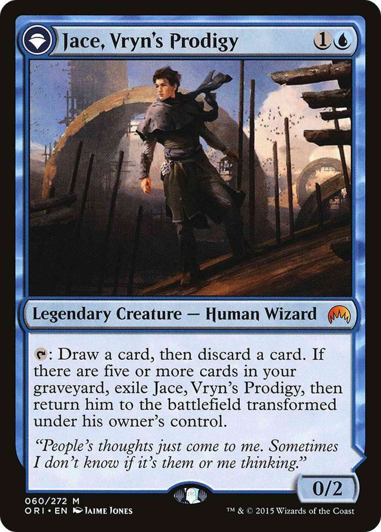 Jace, Vryn's Prodigy // Jace, Telepath Unbound [60] [Magic Origins