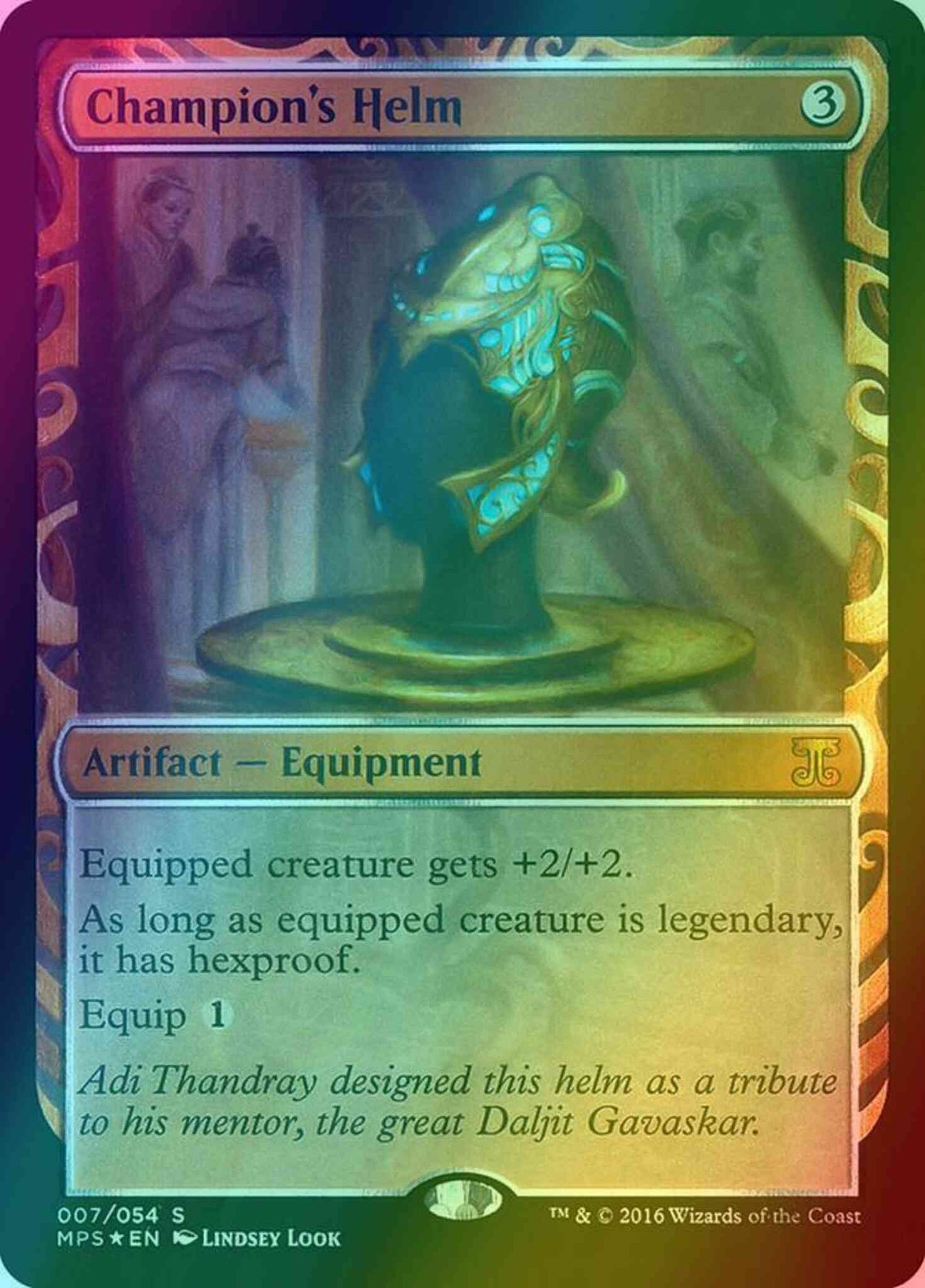 Champion's Helm [7] [Kaladesh Inventions] [Foil]