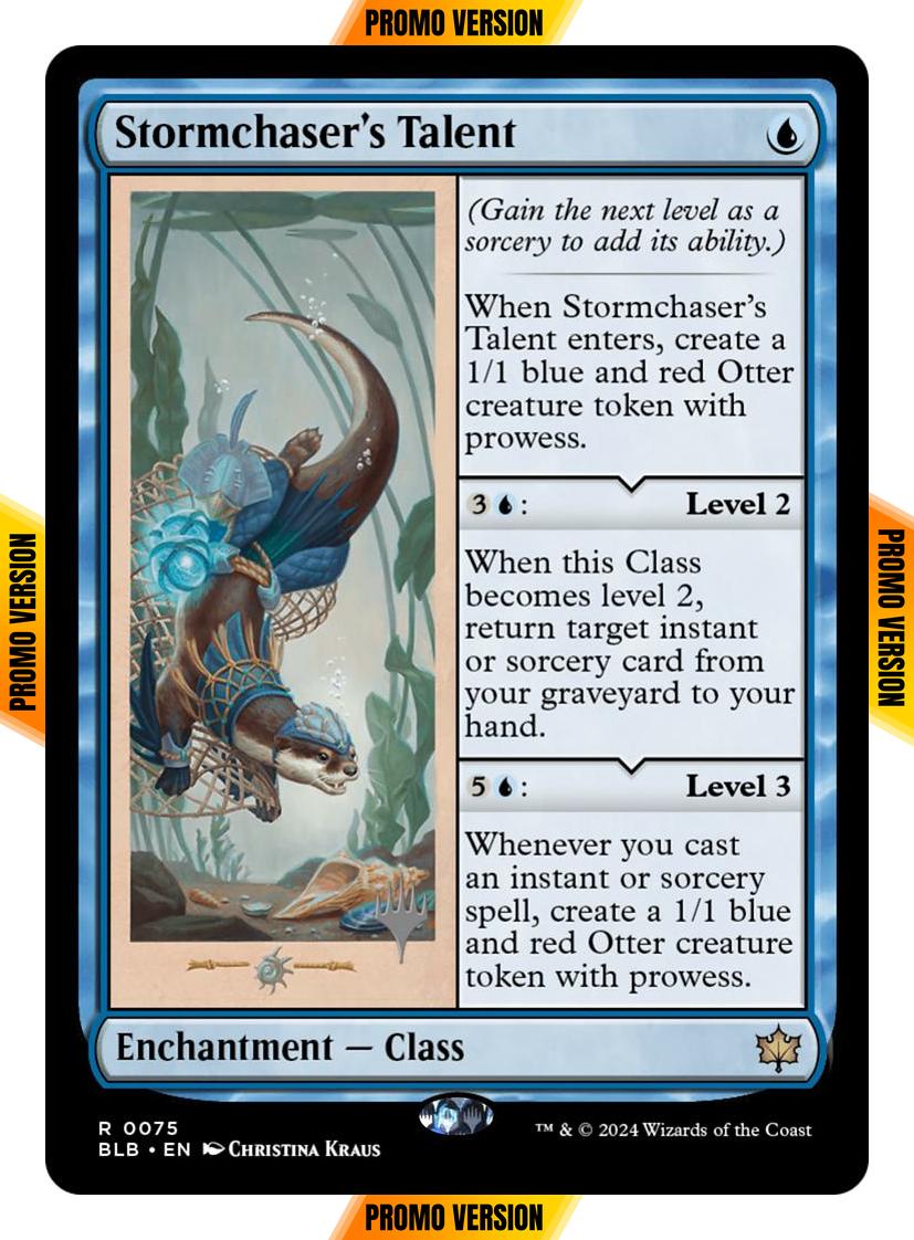 Stormchaser's Talent [75p] [Promo Pack] [Bloomburrow: Promos] [Non-Foil]