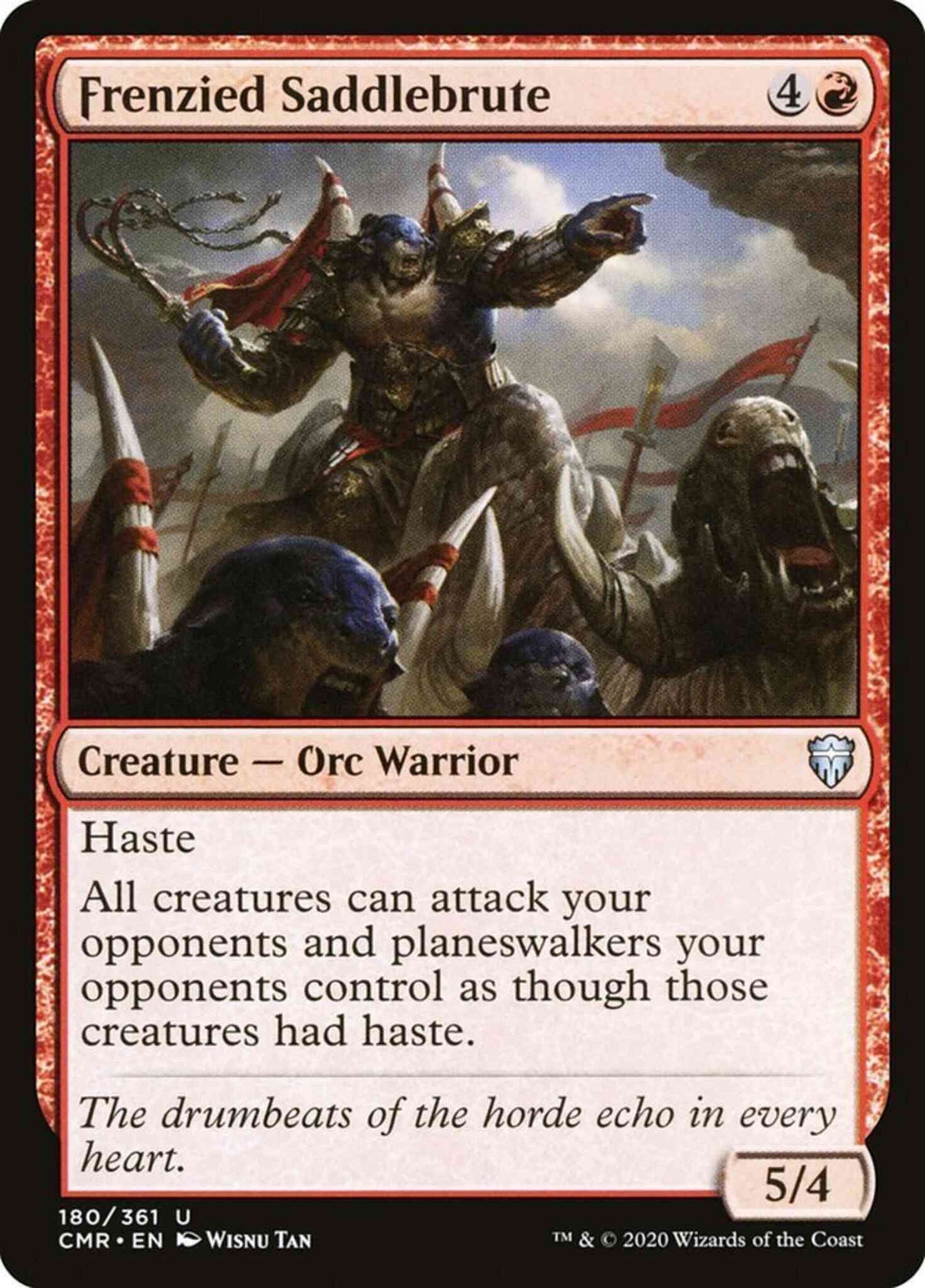 Frenzied Saddlebrute [180] [Commander Legends] [Non-Foil]