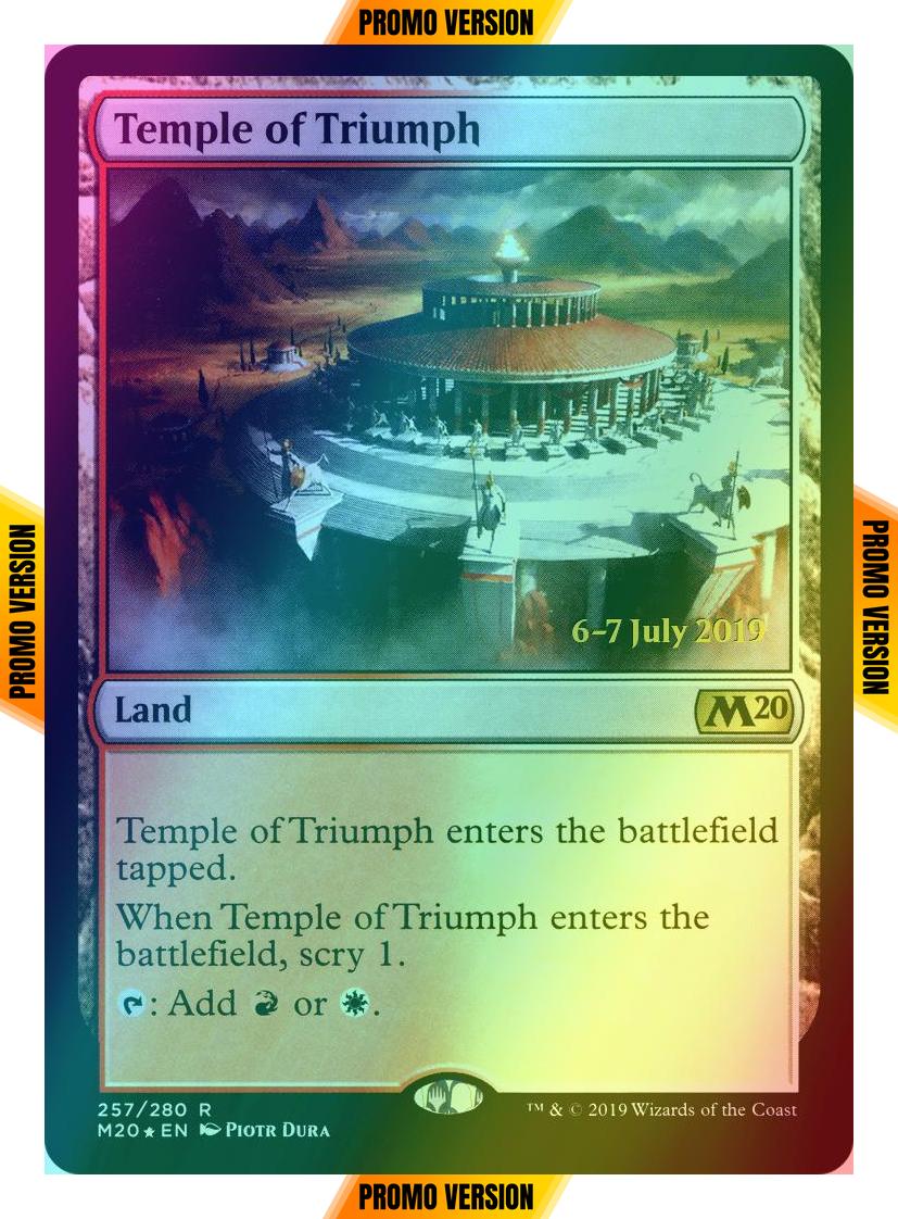 Temple of Triumph [257s] [Core Set 2020 Promos] [Foil]