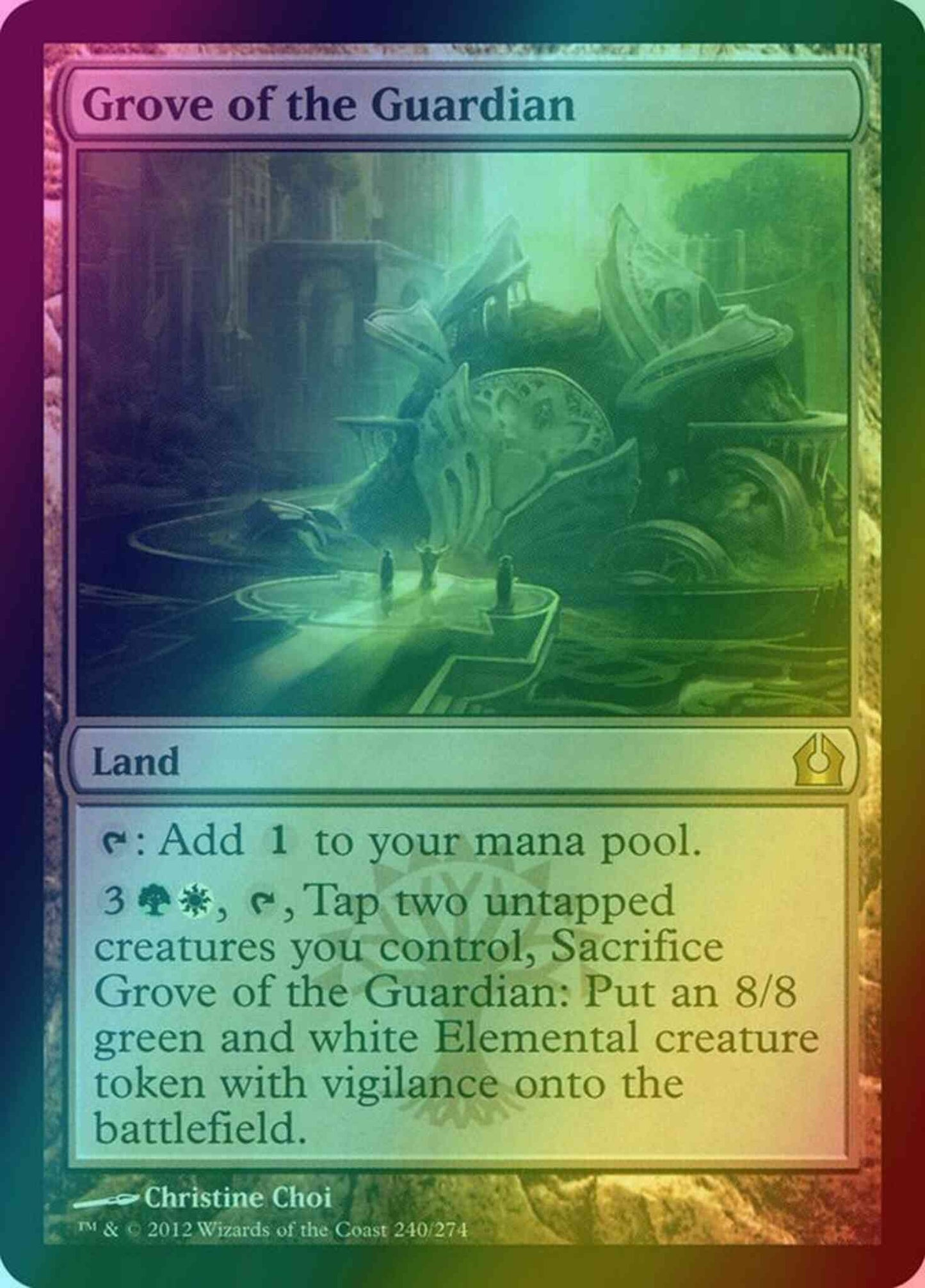 Grove of the Guardian [240] [Return To Ravnica] [Foil]