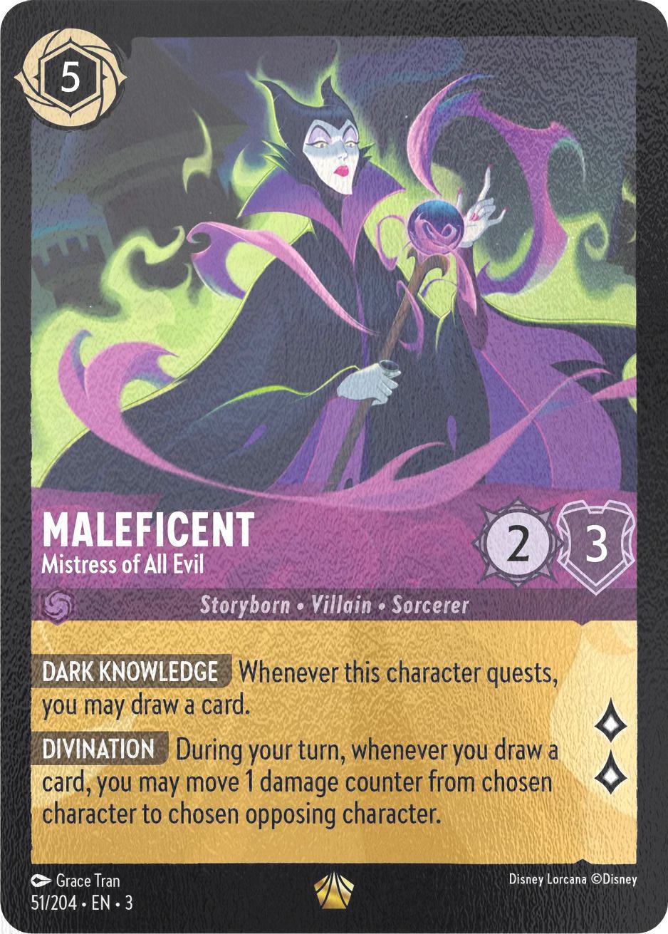 Maleficent - Mistress of All Evil - 51/204 [Into the Inklands] [Cold Foil]