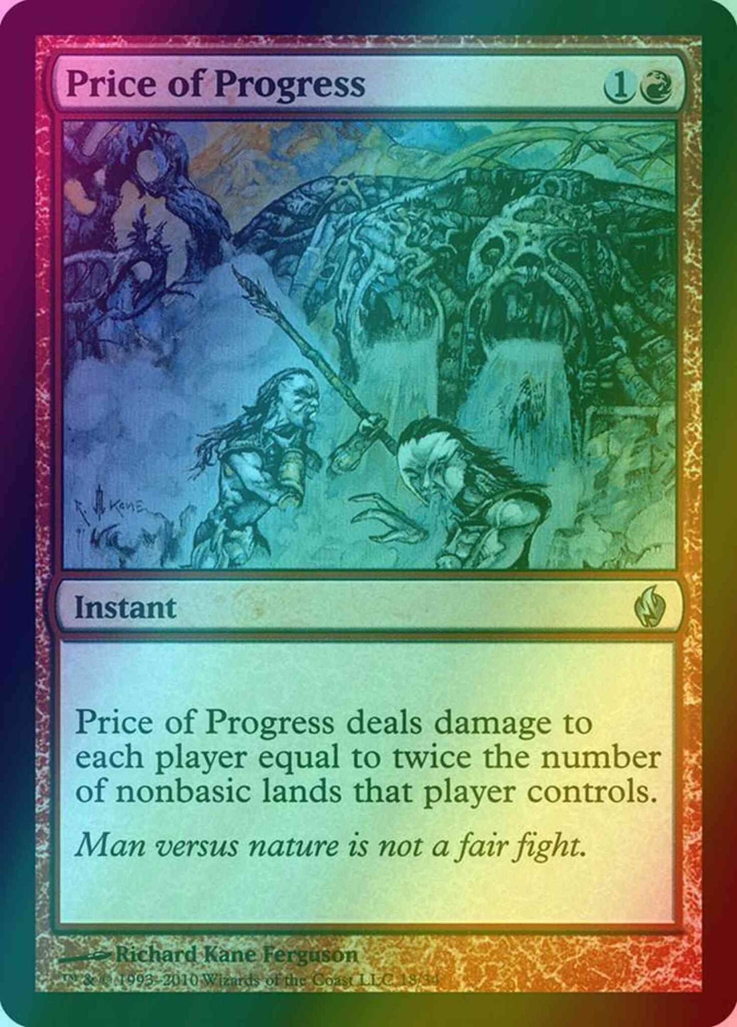Price of Progress [18] [Premium Deck Series: Fire and Lightning] [Foil]