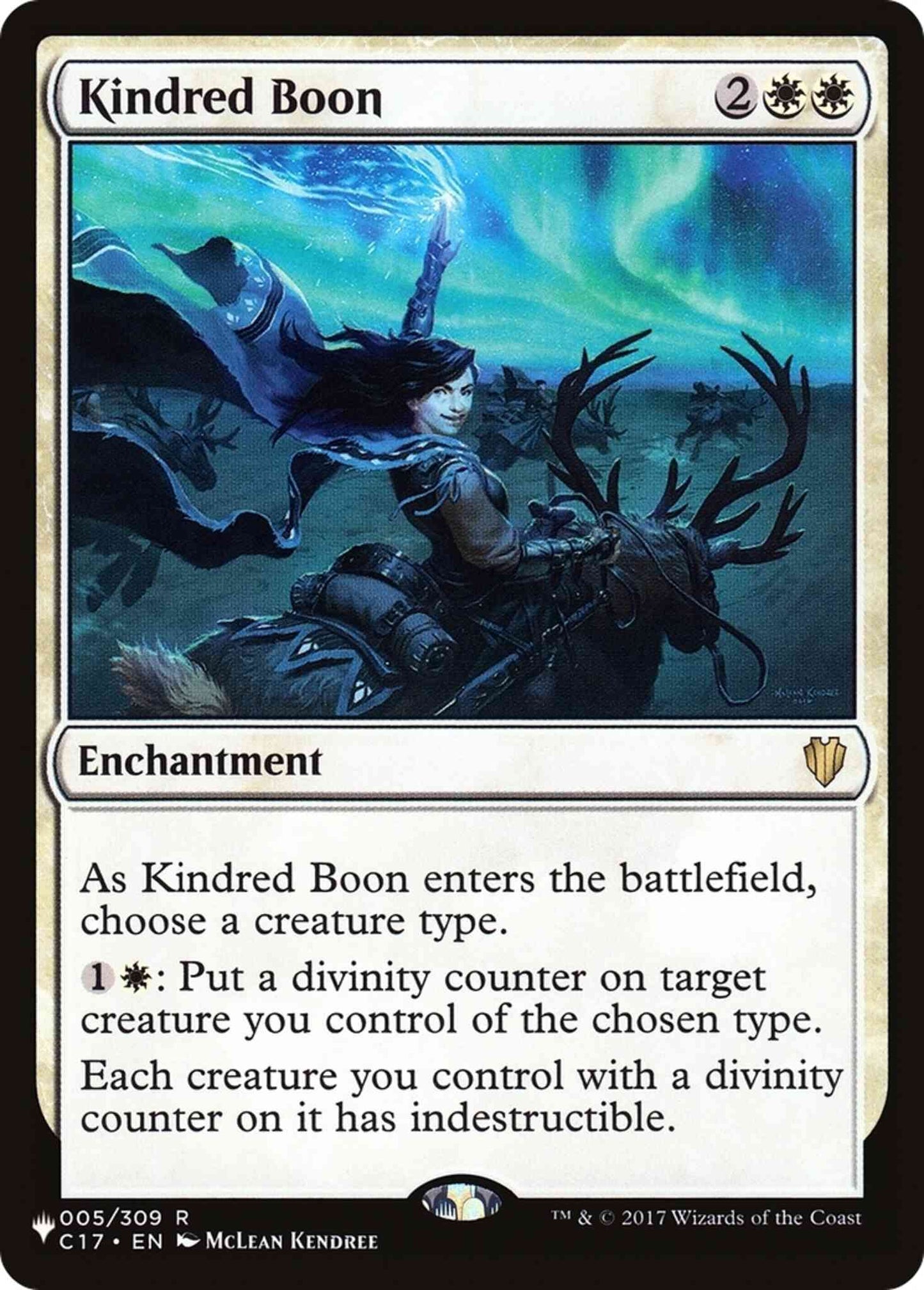 Kindred Boon [C17-5] [The List] [Non-Foil]