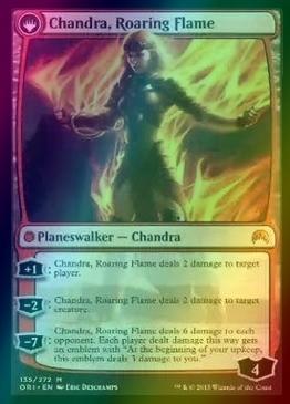 Chandra, Fire of Kaladesh // Chandra, Roaring Flame [135] [Magic Origins] [Foil]