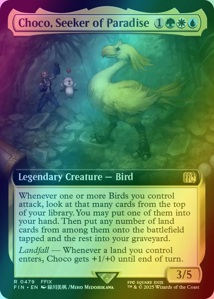Choco, Seeker of Paradise [479] [Extended Art] [FINAL FANTASY] [Foil]