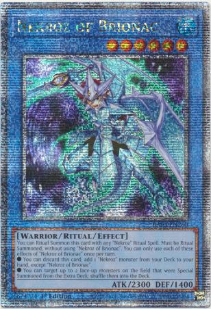 Nekroz of Brionac - RA03-EN260 - Quarter Century Secret Rare - 1st Edition