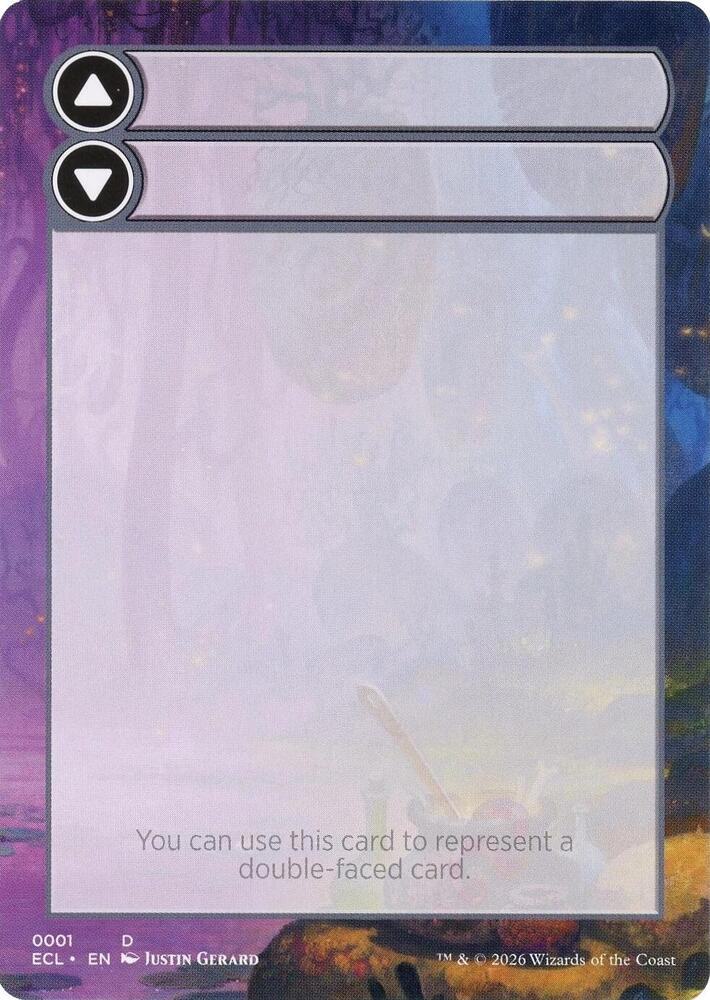 Double-Faced Substitute Card [01] [Lorwyn Eclipsed Substitute Cards] [Non-Foil]