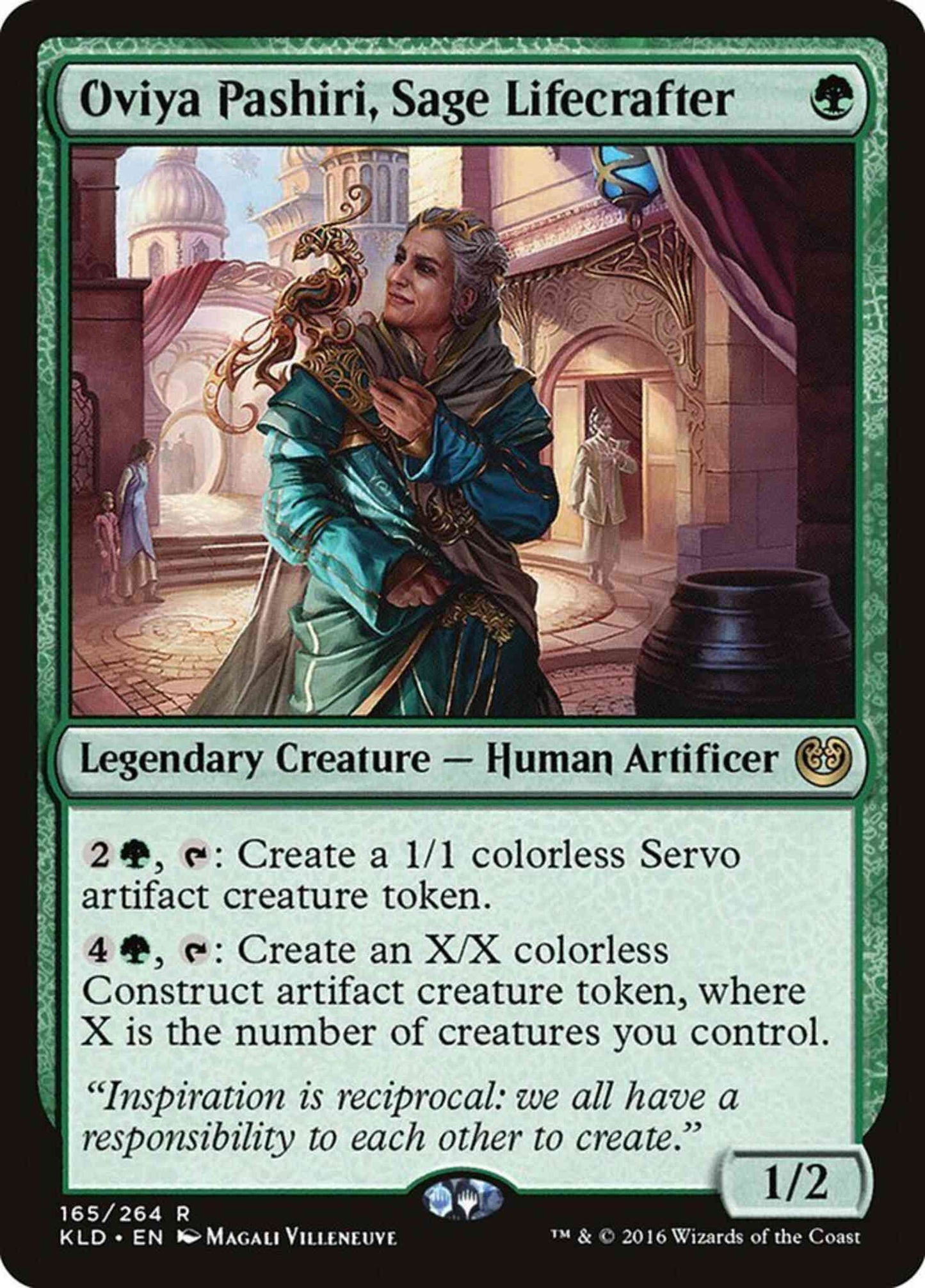 Oviya Pashiri, Sage Lifecrafter [165] [Kaladesh] [Non-Foil]