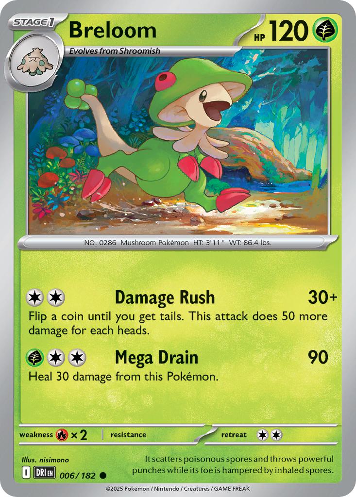 Breloom - 006/182 - Common [sv10-006] [Non-Holo]