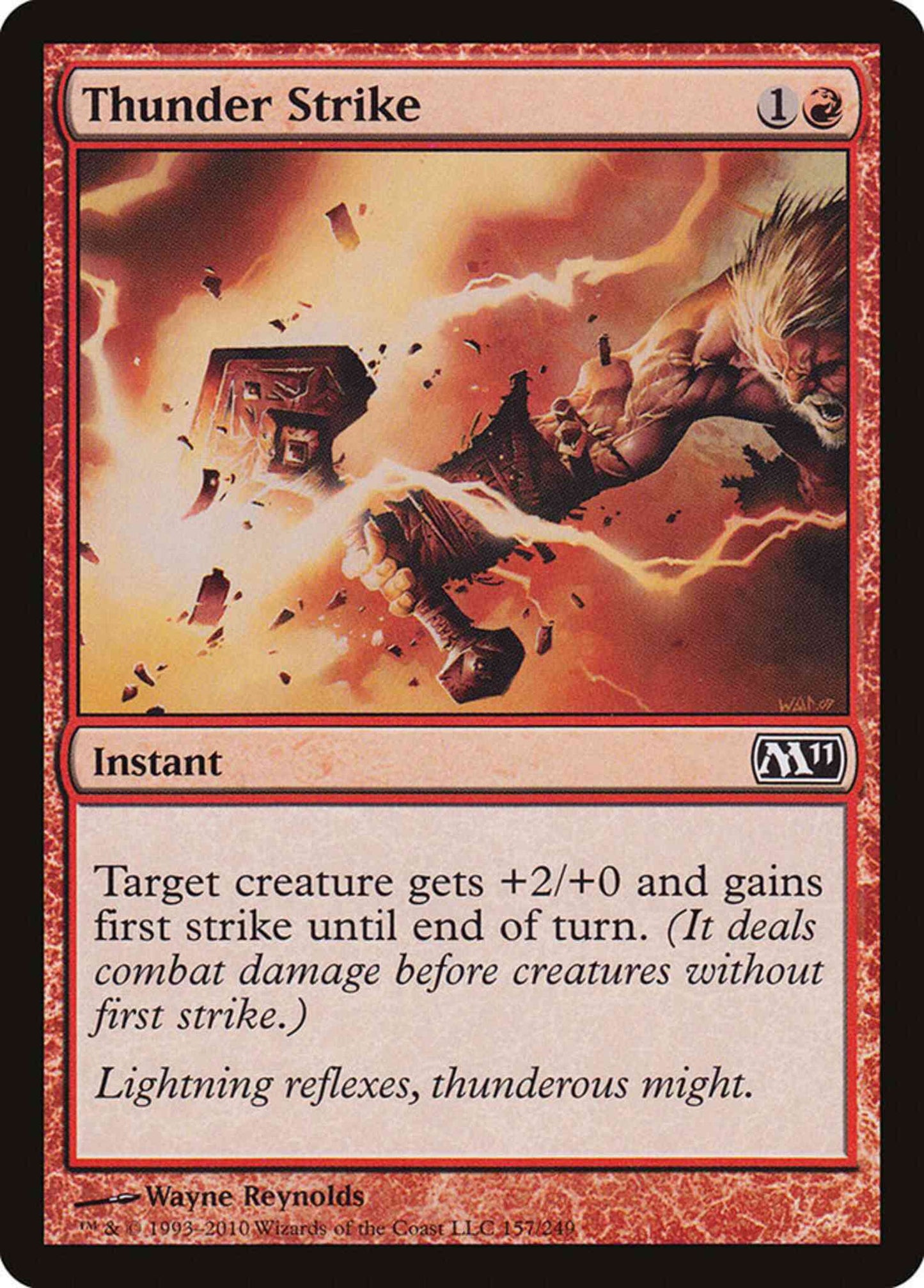 Thunder Strike [157] [Magic 2011] [Non-Foil]