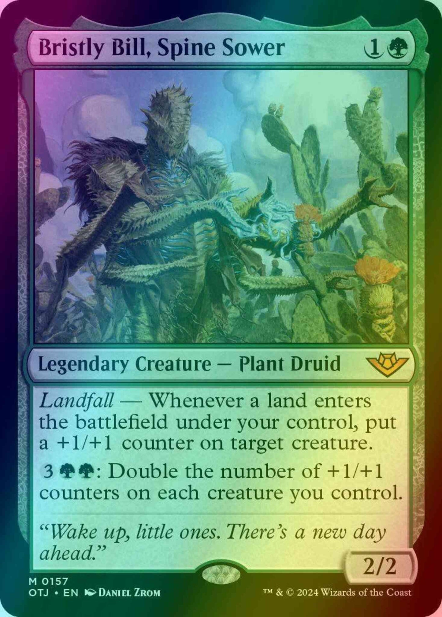 Bristly Bill, Spine Sower [157] [Outlaws of Thunder Junction] [Foil]