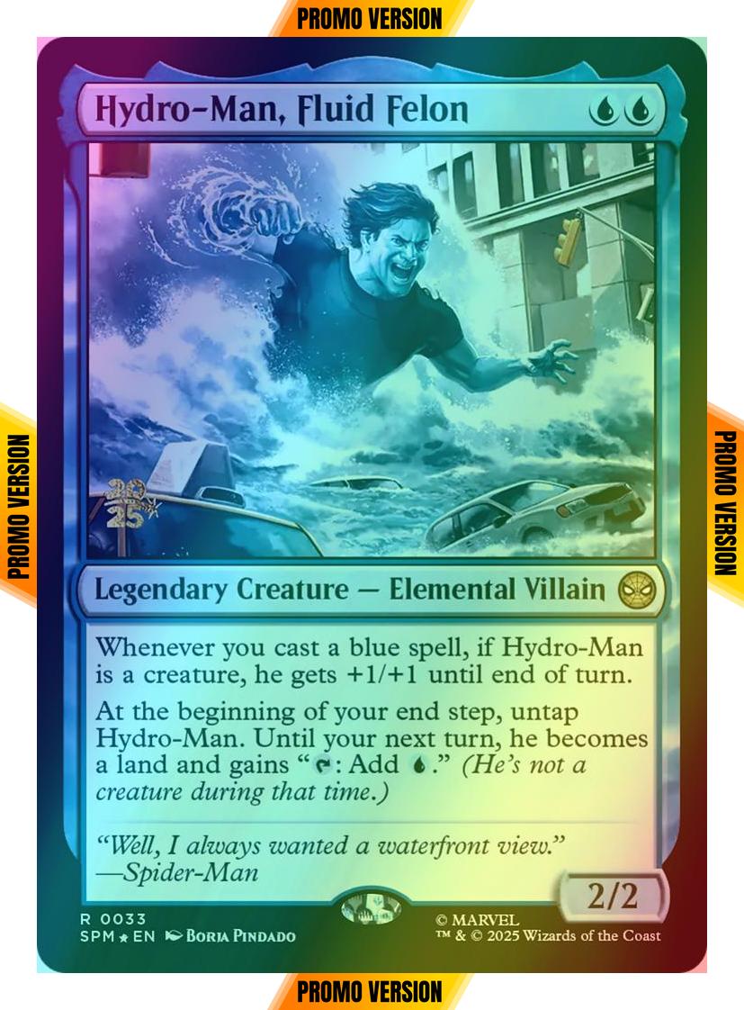 Hydro-Man, Fluid Felon [33s] [Marvel's Spider-Man: Promos] [Foil]