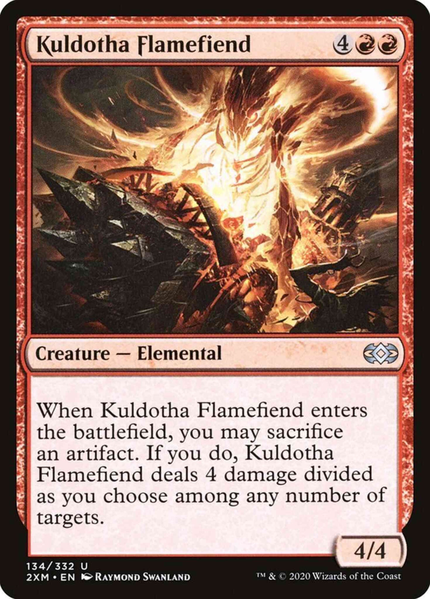 Kuldotha Flamefiend [134] [Double Masters] [Non-Foil]