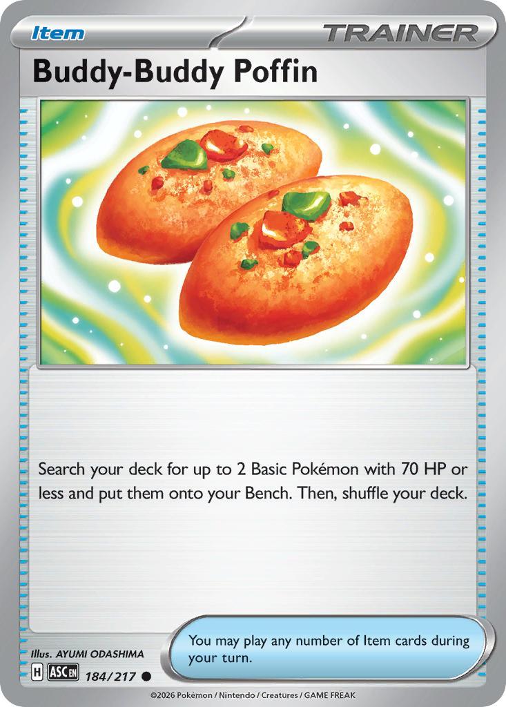 Buddy-Buddy Poffin - 184/217 - Common [me025-184] [Non-Holo]