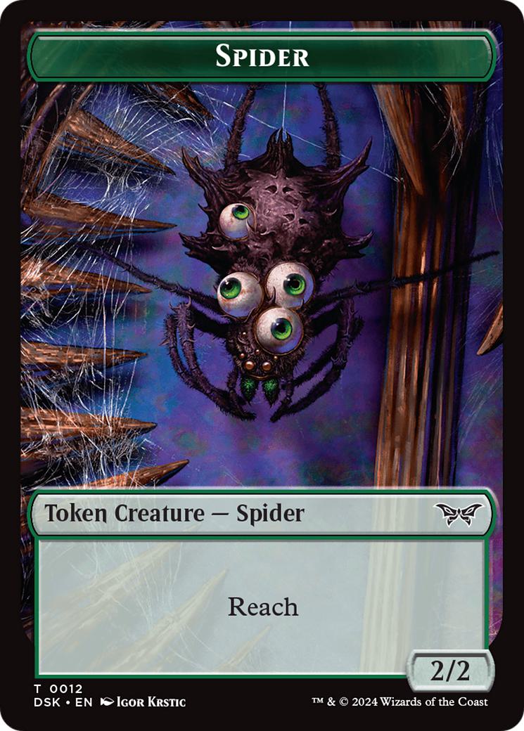 Spider Token [12] [Duskmourn: House of Horror: Tokens] [Non-Foil]