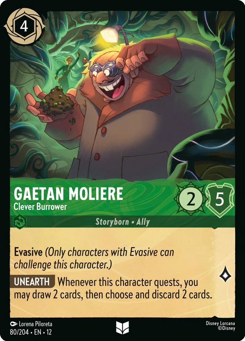 Gaetan Moliere - Clever Burrower - 80/204 [Wilds Unknown] [Non-Foil]