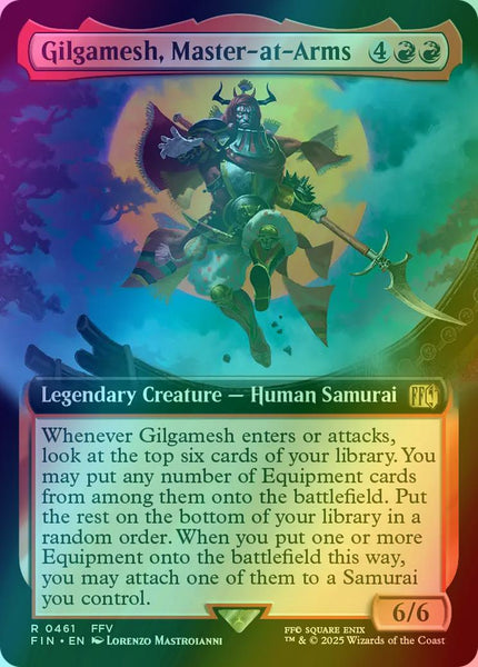 mtg gilgamesh final fantasy Gilgamesh, Master-at-Arms [461] [Extended Art] [FINAL FANTASY] [Foil] – Face to Face Games Style:Full Box Lorcana Winterspell Booster Pack Amber & Amethyst there is an additional