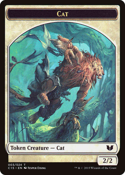 Cat Token (03) // Spirit Token (23) [Commander 2015 Tokens] [Non-Foil]