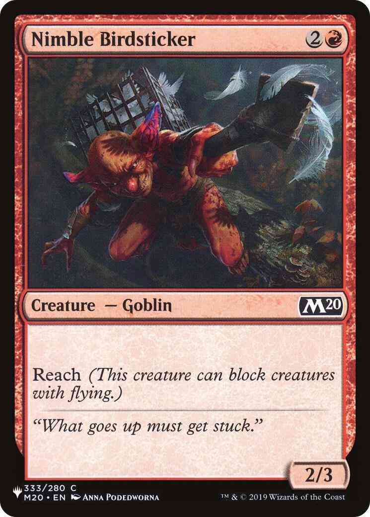 Nimble Birdsticker [M20-333] [The List] [Non-Foil]