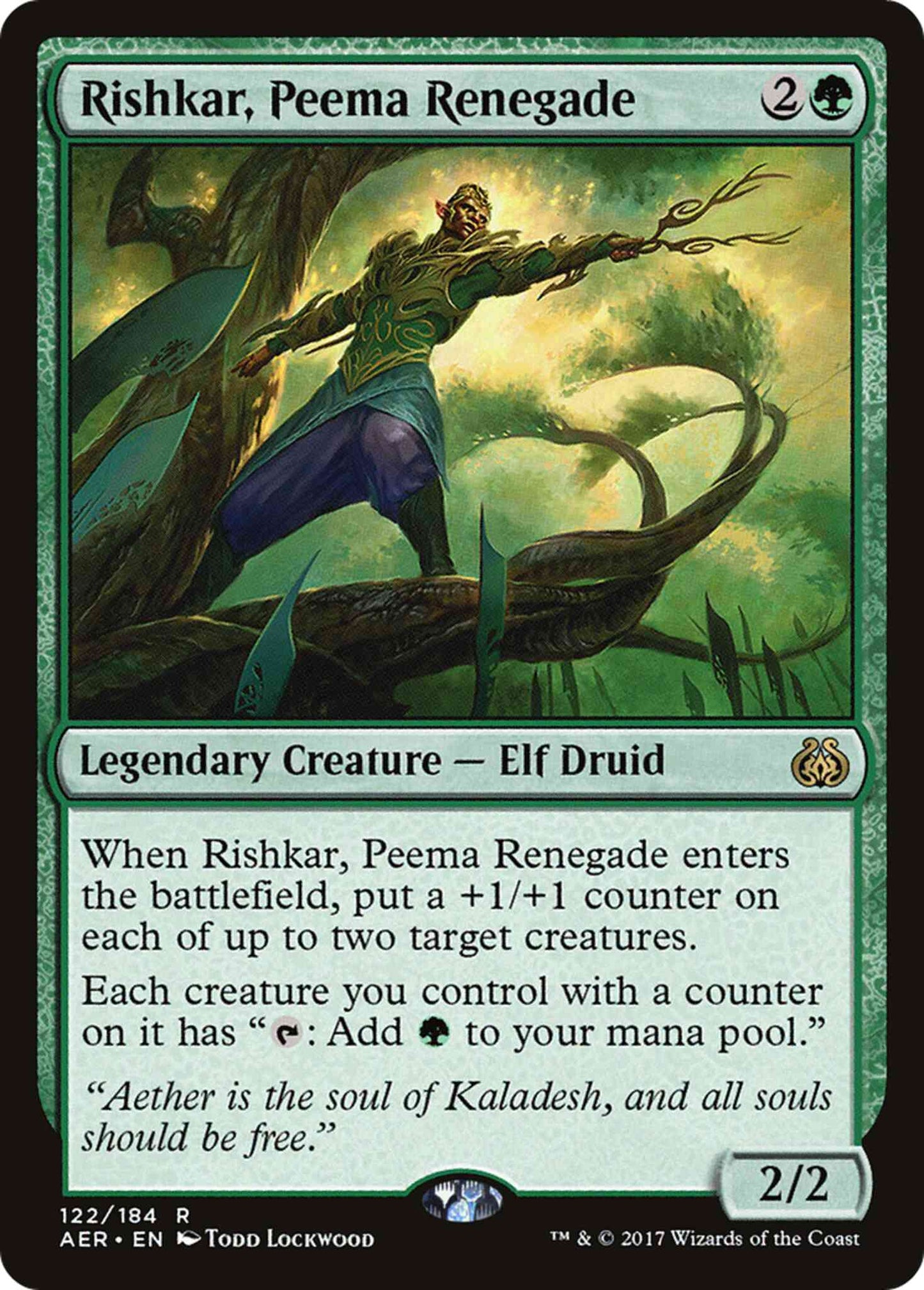 Rishkar, Peema Renegade [122] [Aether Revolt] [Non-Foil]
